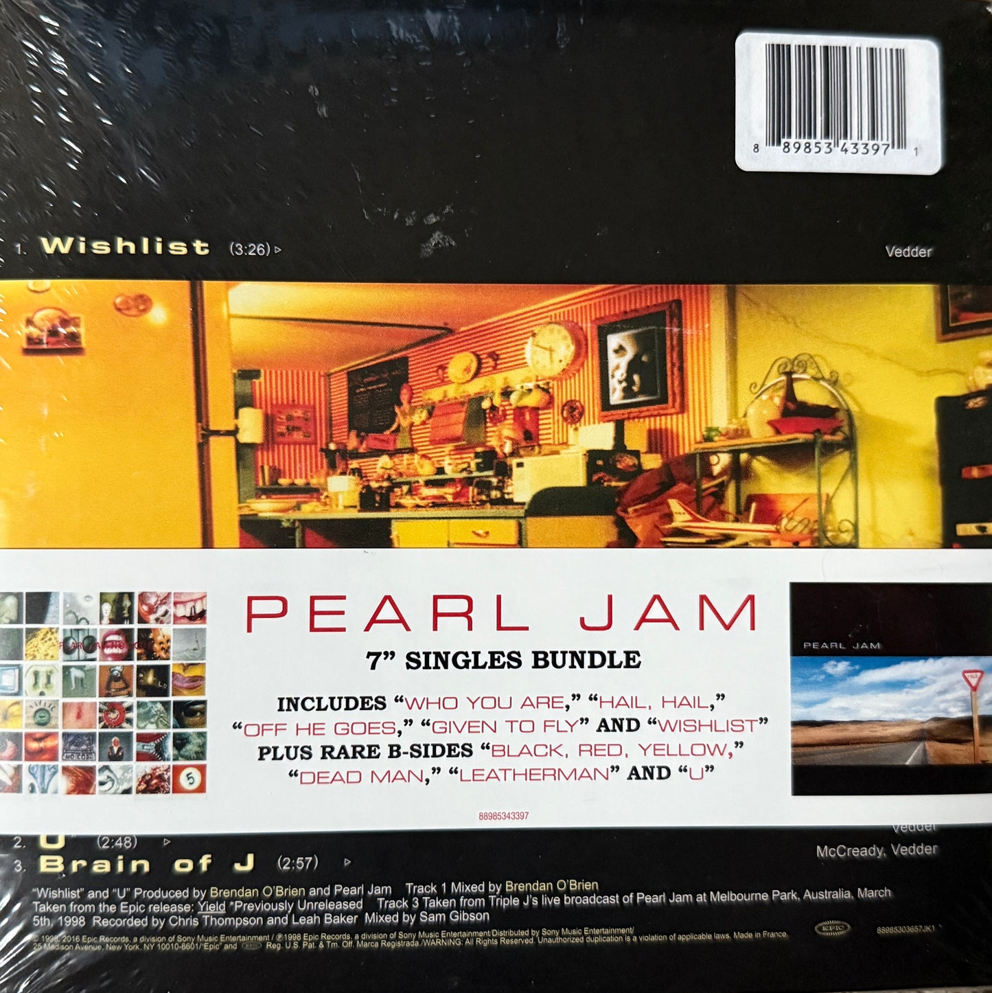 Pearl Jam –  Yield/No Code 7" Singles Box Set (FYE Exclusive) Sealed