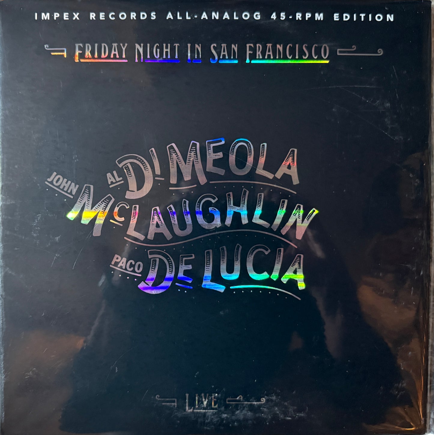 Al Dimeola, John McLaughlin, Paco Delucia - Friday Night In San Francisco (Impex 2XLP) Factory Sealed