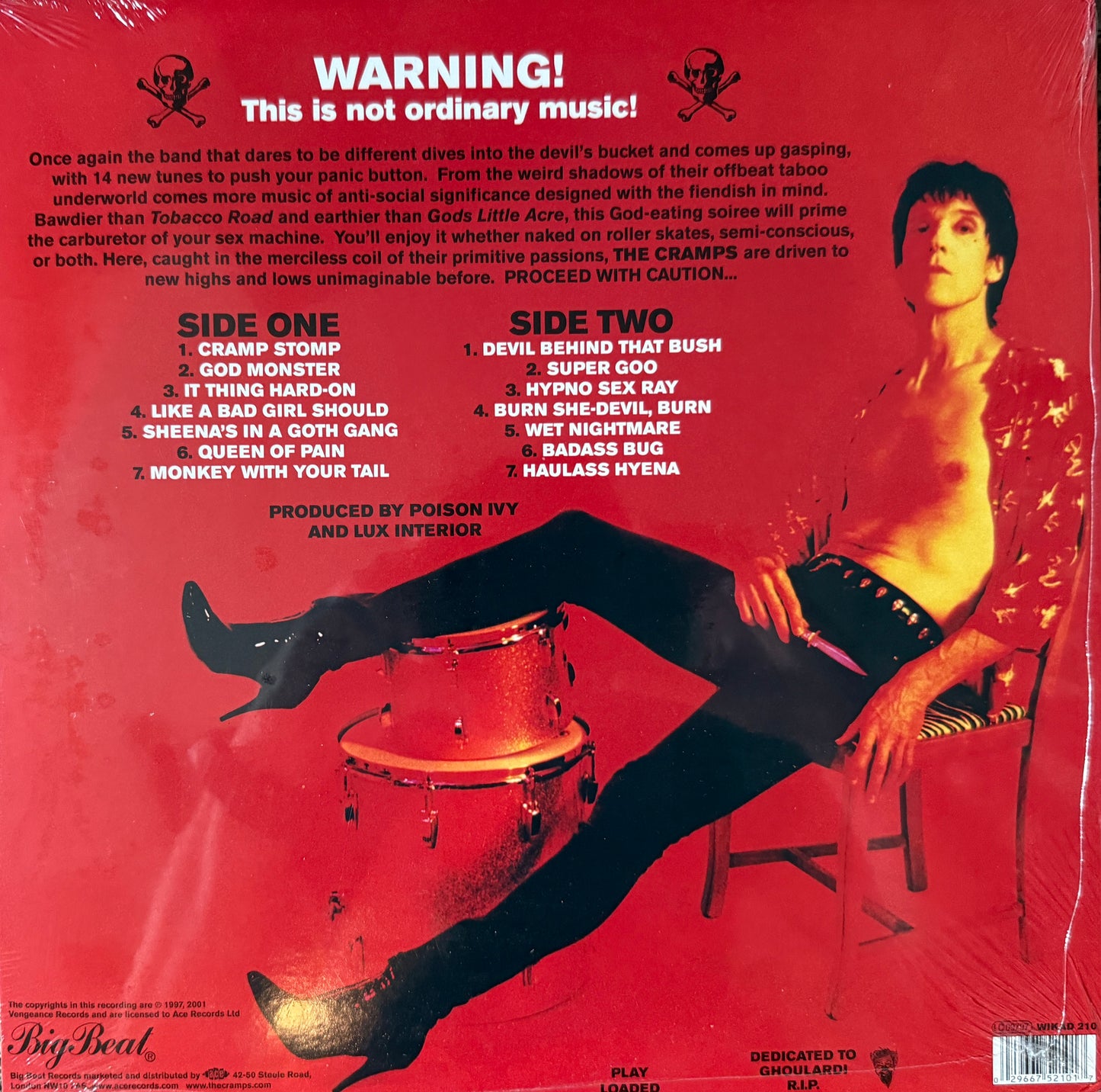 The Cramps - Big Beat From Badsville (Import) Factory Sealed
