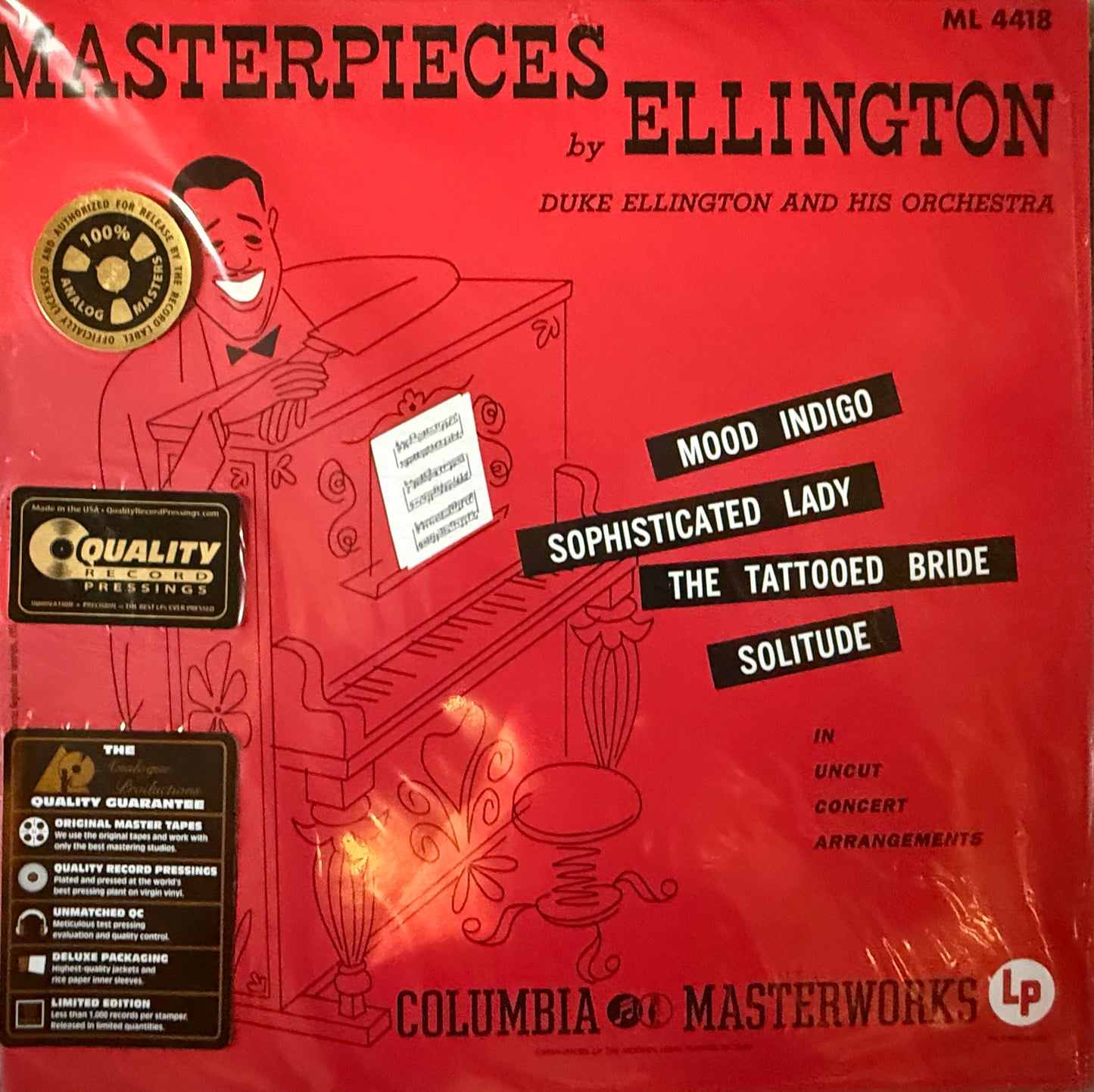 Duke Ellington - Masterpieces (AP 2XLP) Factory Sealed