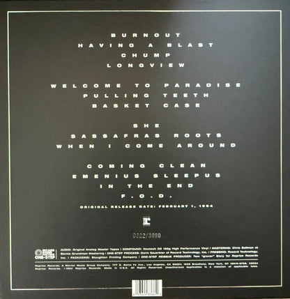 Green Day - Dookie (Because Sound Matters One-Step 2XLP)