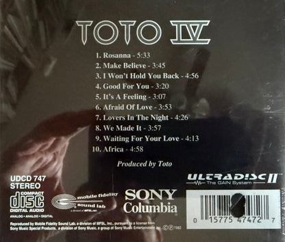 Toto - Toto IV (Mobile Fidelity 24K Gold CD)