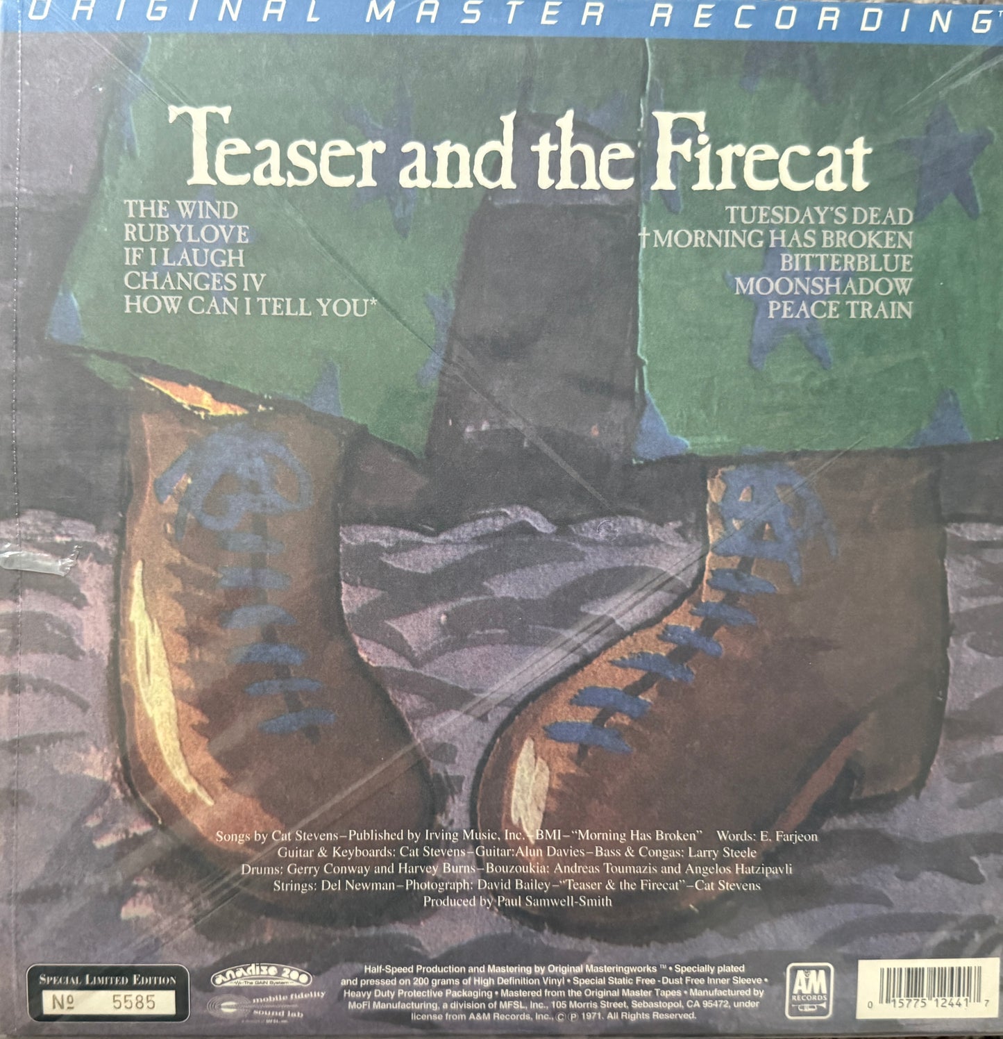 Cat Stevens - Teaser And The Firecat (Mobile Fidelity Sound Lab Anadisq 200 Gram) Factory Sealed