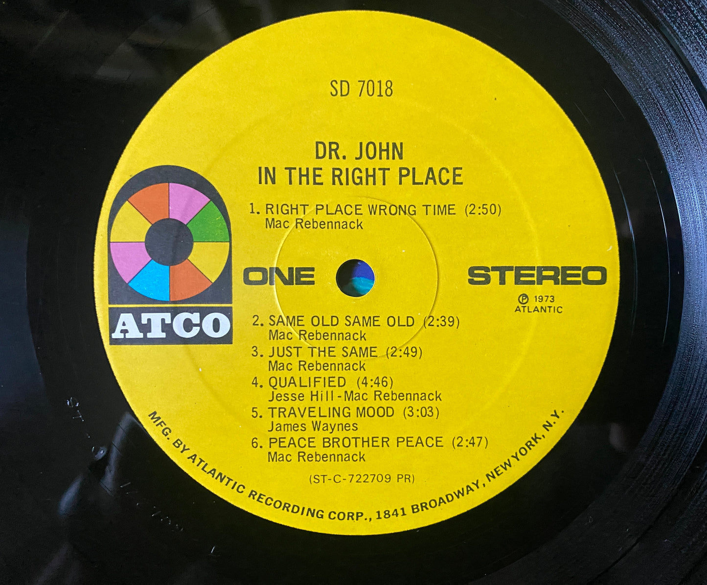 Dr. John - In The Right Place (1st U.S. Press)