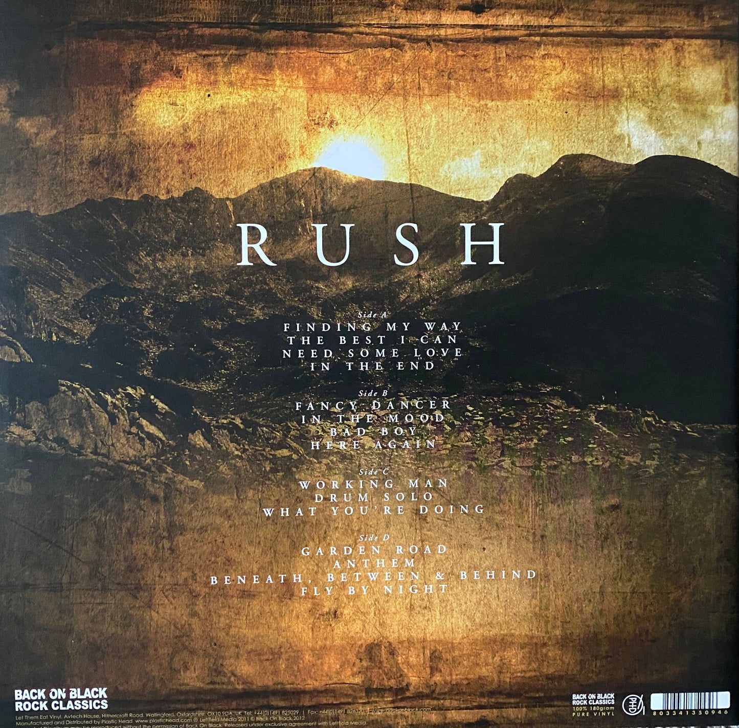 Rush - The First American Broadcast 1974 (2012 UK Press 2XLP)