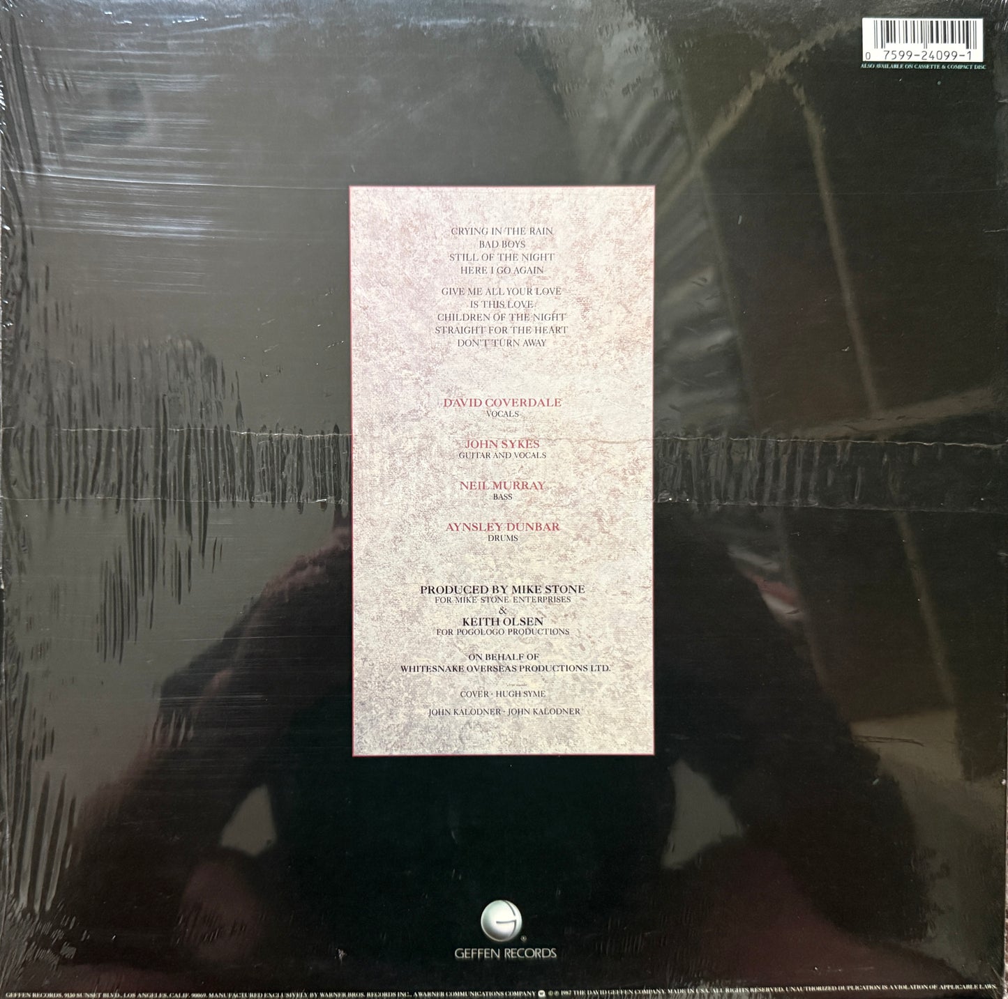 WhiteSnake - WhiteSnake (1987 U.S. Press)