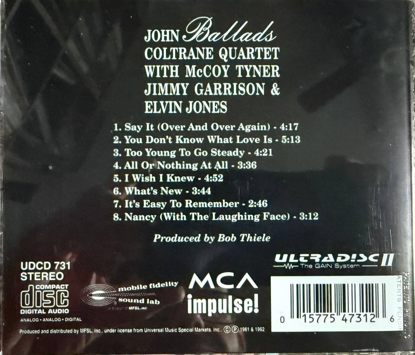 John Coltrane - Ballads (Mobile Fidelity 24K Gold CD)