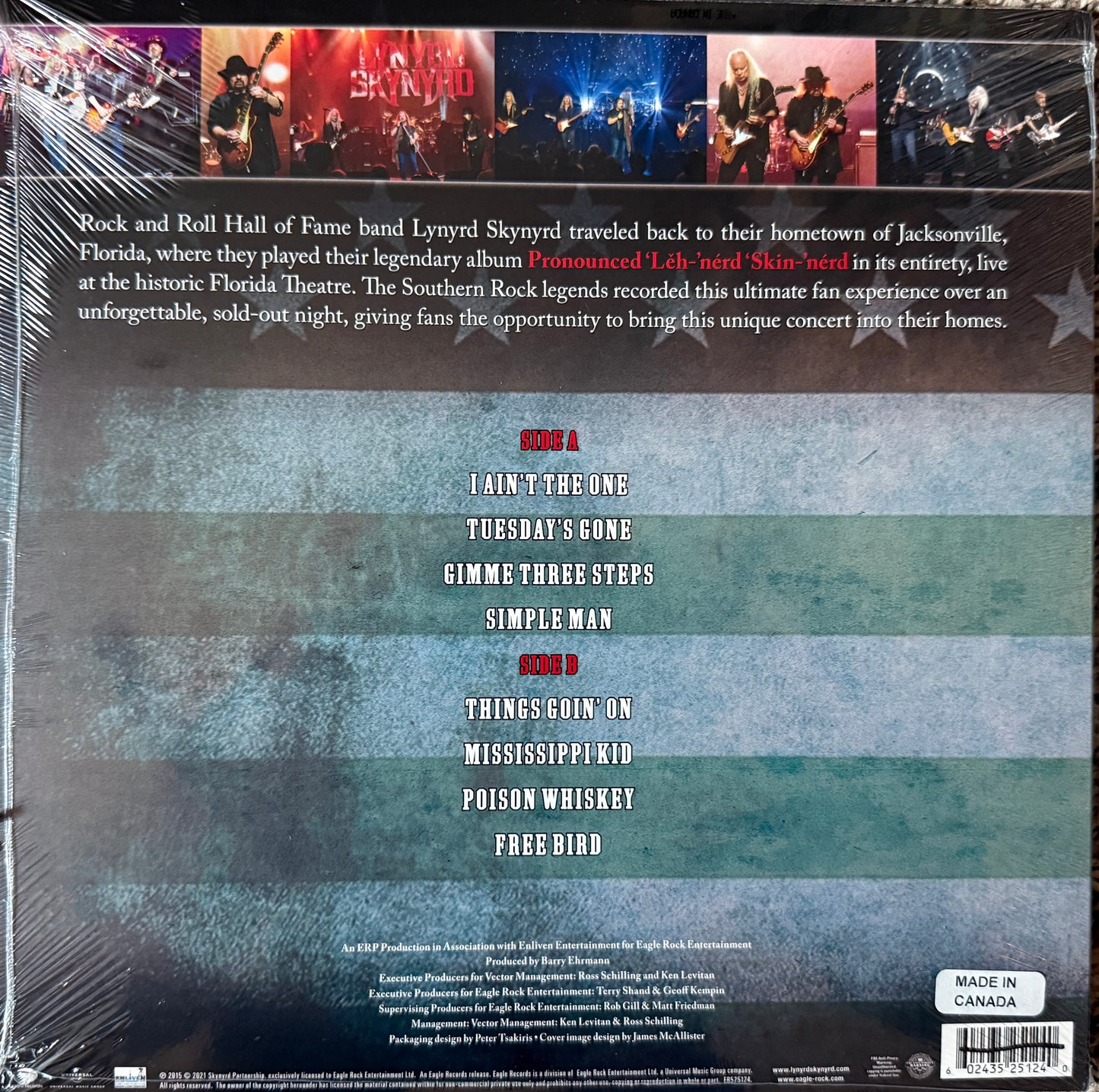 Lynyrd Skynyrd- Pronounced Live From Jacksonville (Ltd Edition Splatter Vinyl) Factory Sealed