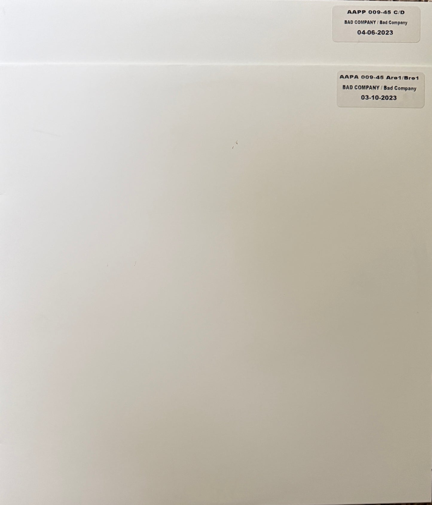Bad Company - Bad Company (Analogue Productions 2XLP 45 RPM) QRP Test Pressing