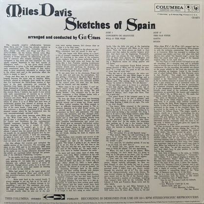 Miles Davis - Sketches Of Spain (Classic Records Quiex SV) Factory Sealed