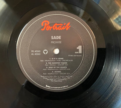 Sade - Promise (1985 U.S. Pressing)