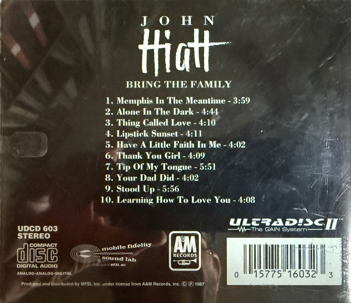 John Hiatt - Bring The Family (Mobile Fidelity 24K Gold CD)