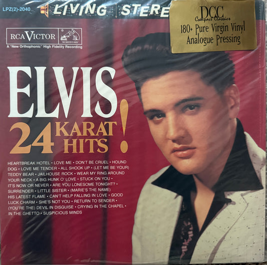 Elvis Presley - 24 Karat Hits! (DCC Dunhill Compact Classics) Factory Sealed 2XLP