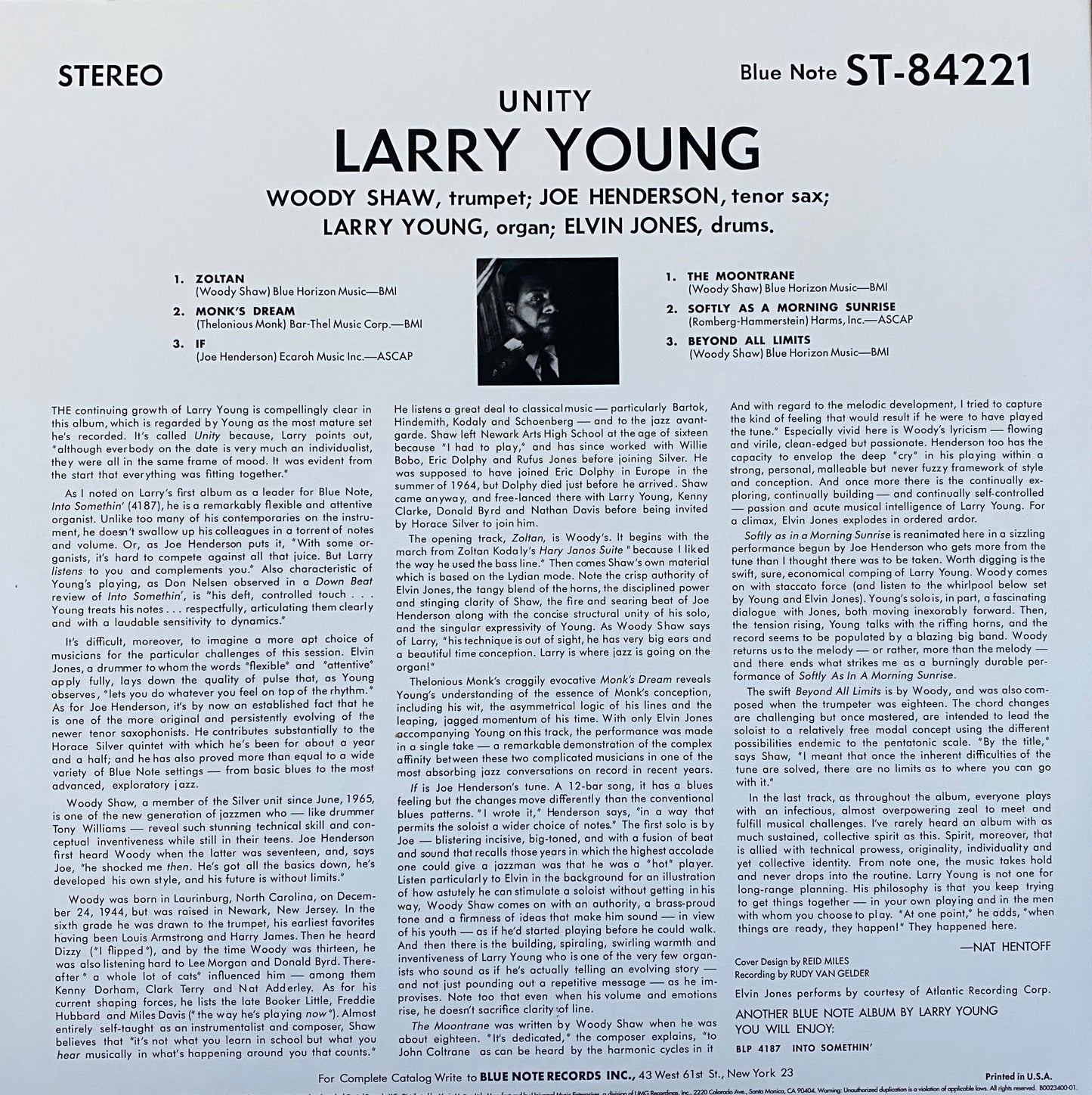 Larry Young (Music Matters 33 RPM)