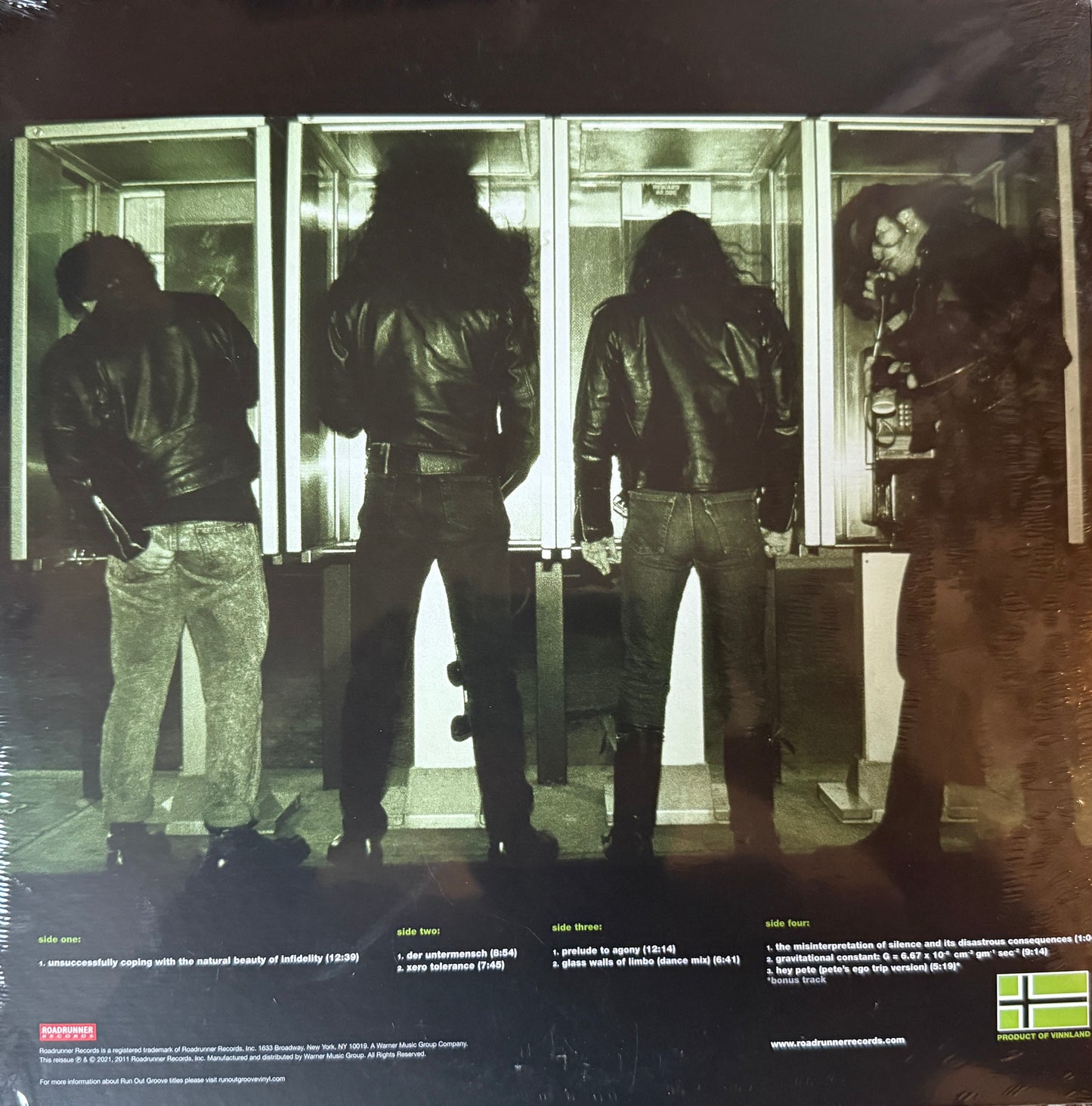 Type O Negative - Slow, Deep And Hard (Run Out Groove Ltd Edition 2XLP) Factory Sealed