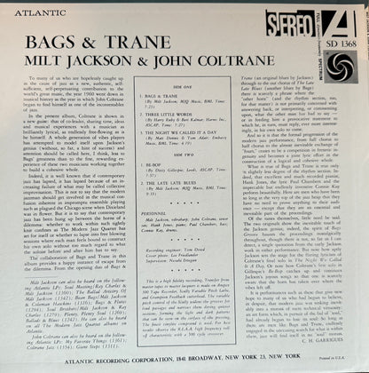 John Coltrane/Milt Jackson - Bags & Trane (Early 70’s Atlantic)