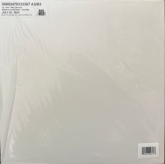 Dr. Dre - The Chronic (Definitive Sound Series One Step 2XLP) RTI Test Pressing