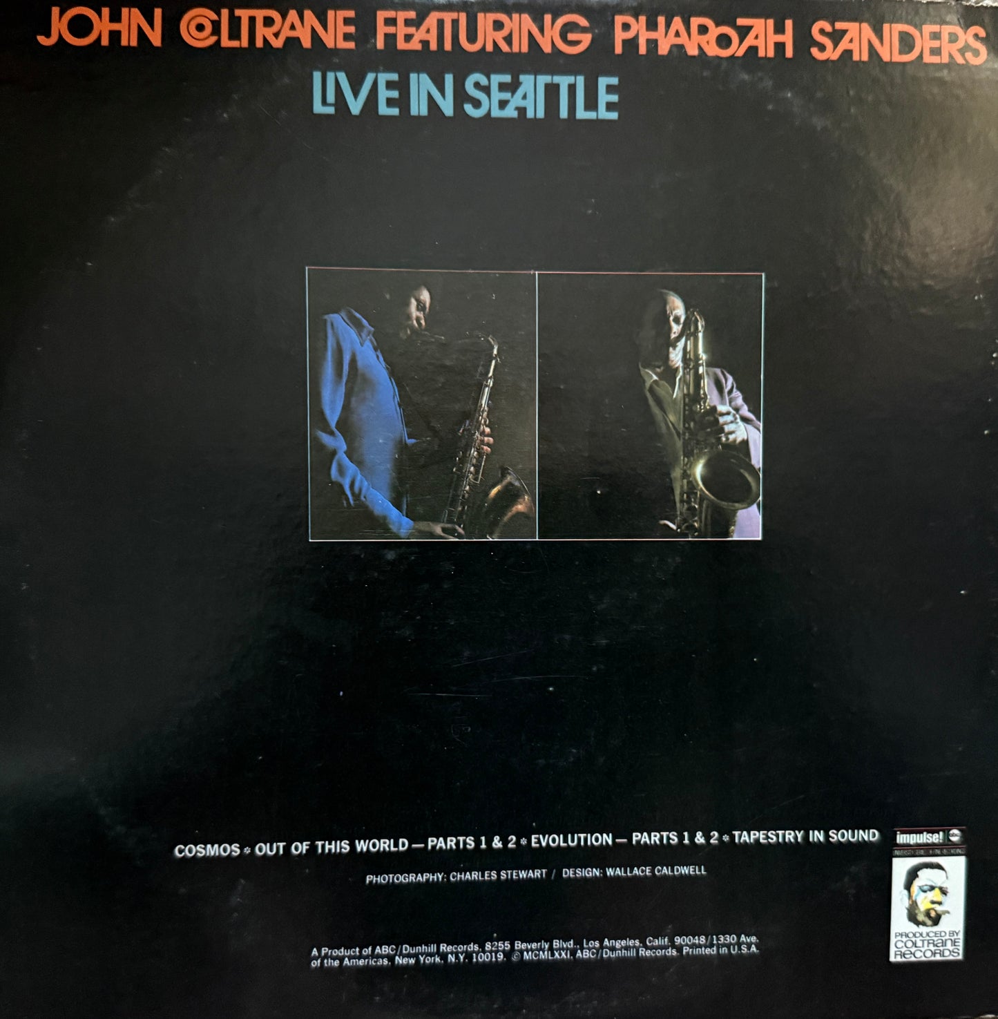 John Coltrane/Pharaoh Sanders - Live In Seattle (70’s Impulse)