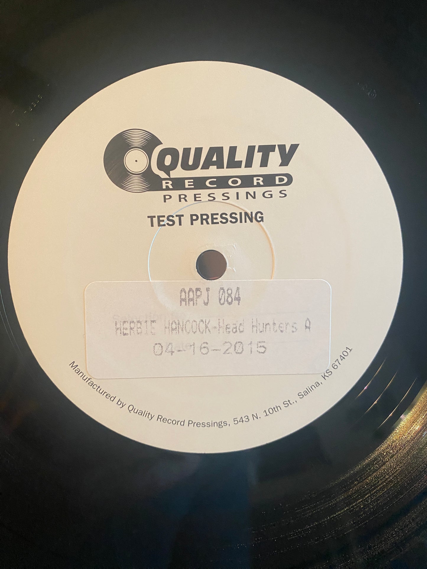 Herbie Hancock - Head Hunters (Test Pressing)