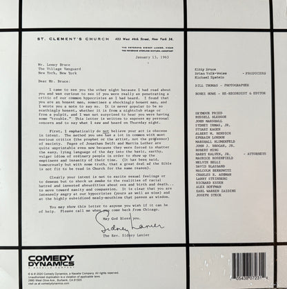 Lenny Bruce - Is Out Again (Factory Sealed)