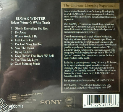 Edgar Winter - Edgar Winter’s White Trash (Mobile Fidelity Sound Lab) 24K Gold CD Factory Sealed