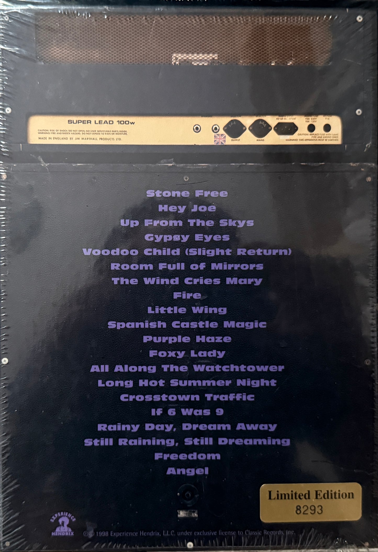 Jimi Hendrix - Jimi Hendrix Classic Singles Collection (Classic Records 7” Replica Amp Box Set) Factory Sealed