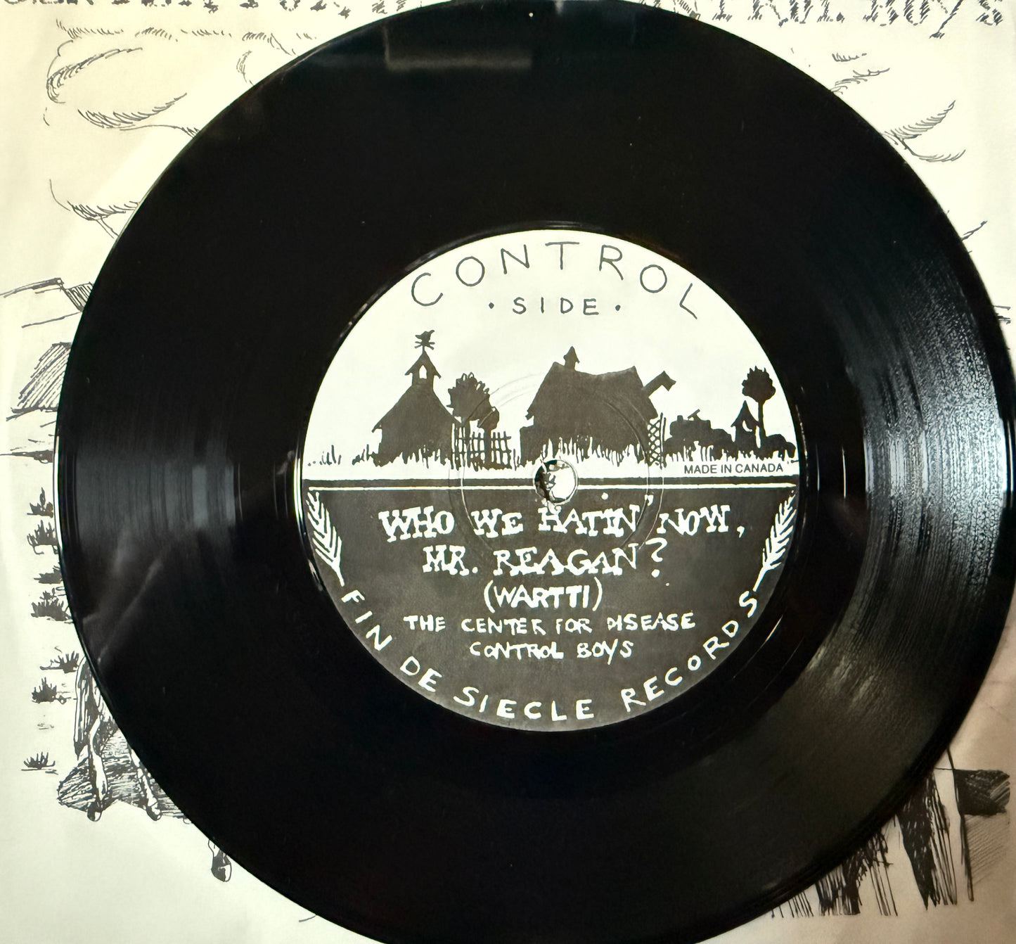 Center for Disease Control Boys - We’re the Center of Disease Control Boys (First Chris Cornell on vinyl) 7”