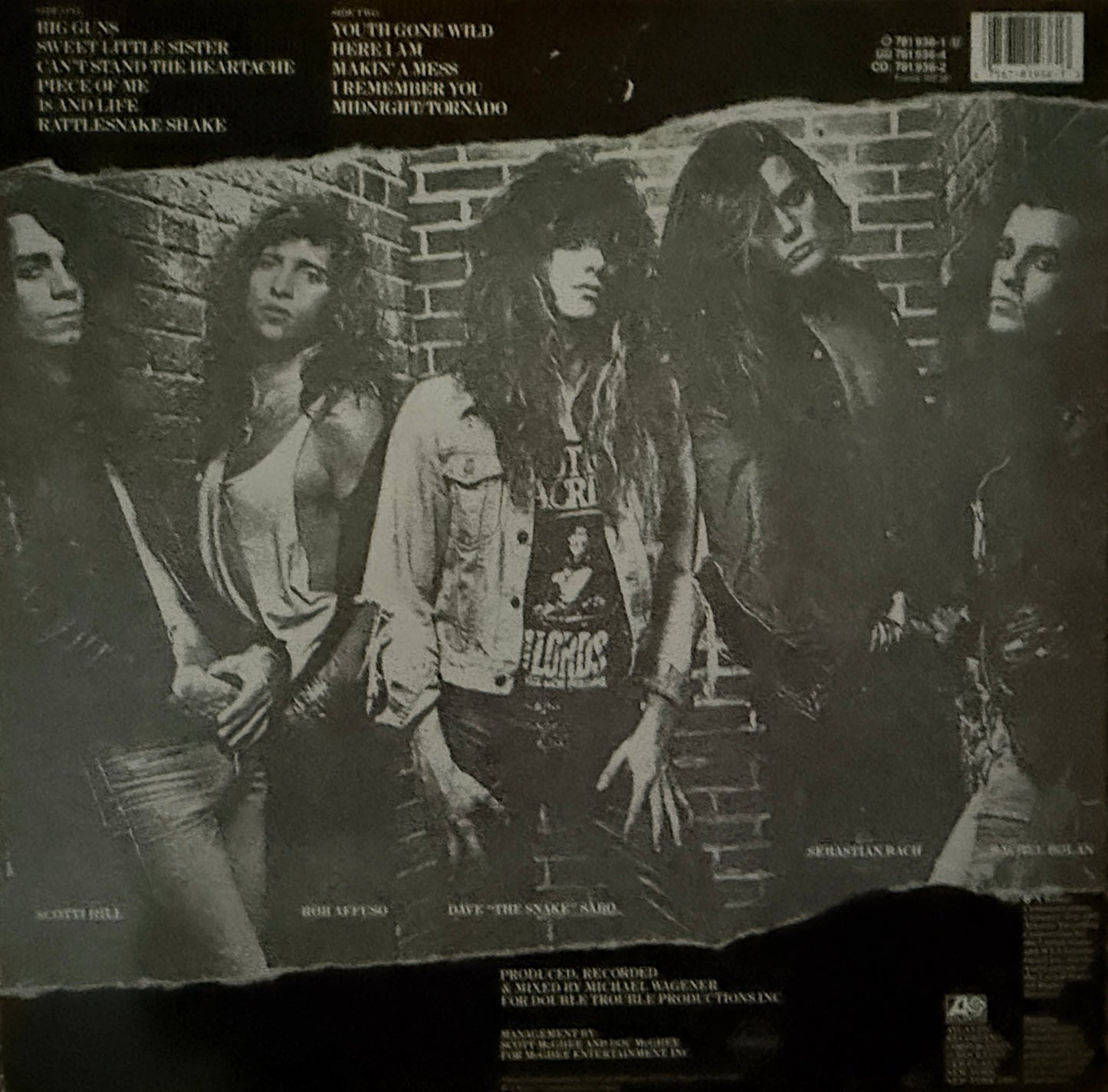 Skid Row - Skid Row (1989 Europe Press)