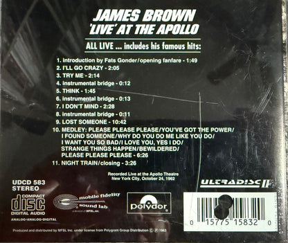 James Brown - Live At The Apollo (Mobile Fidelity 24K Gold CD)