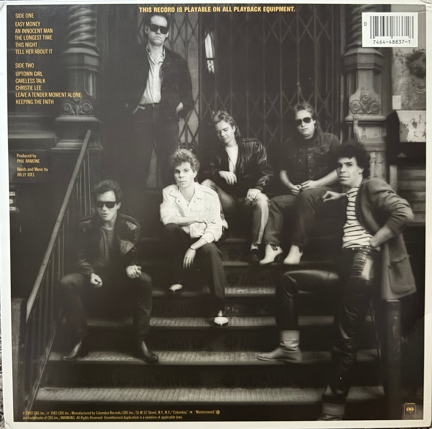 Billy Joel - Innocent Man (CBS Half Speed Mastered)