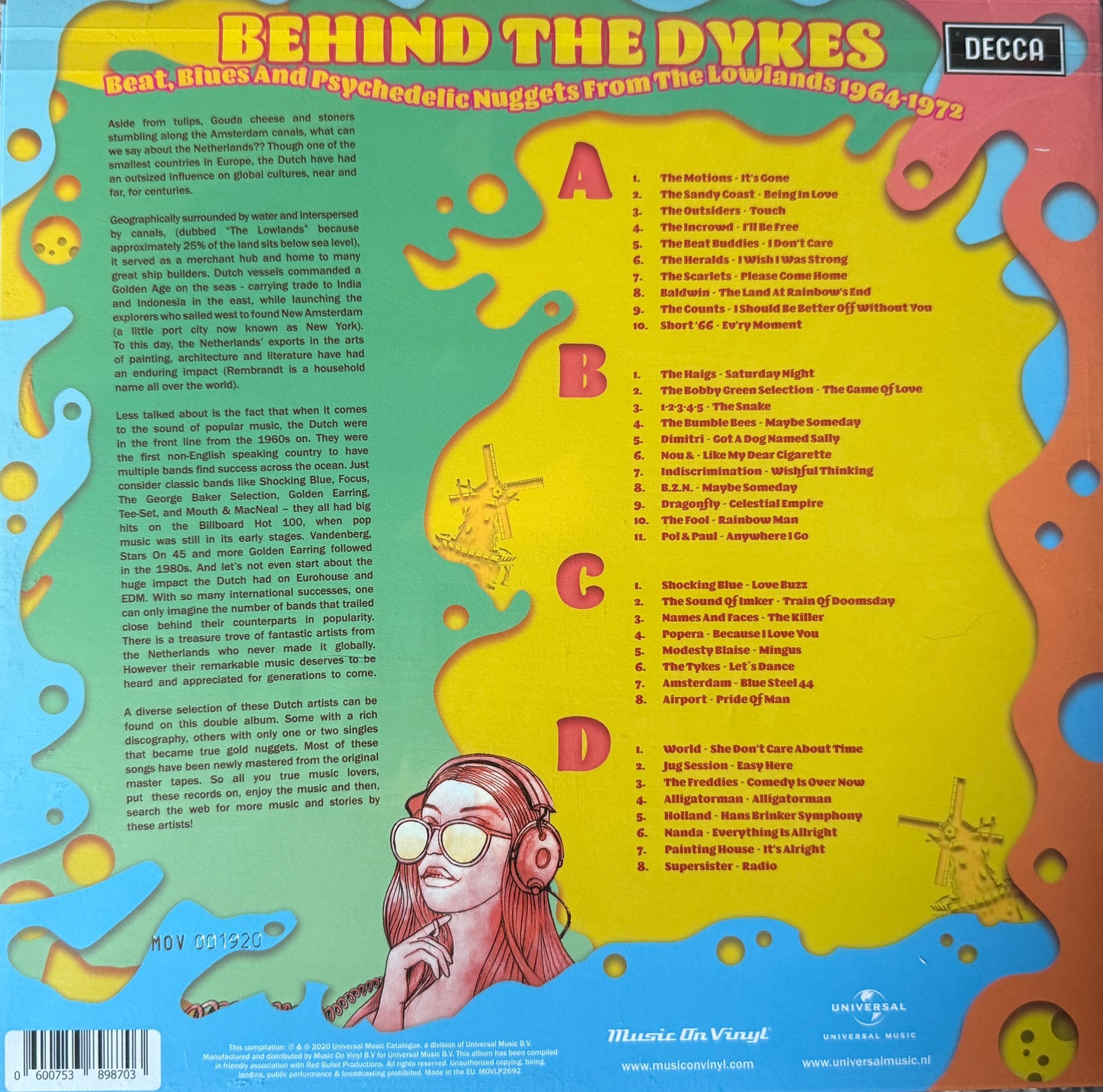 Beyond The Dykes - Psychedelic Nuggets From The Lowlands (RSD 2XLP) Factory Sealed