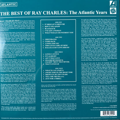 Ray Charles - The Best Of Atlantic Years (white vinyl 2XLP) Factory Sealed