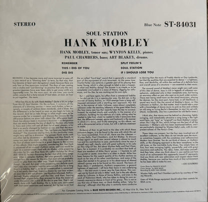 Hank Mobley - Soul Station (Music Matters SRX)
