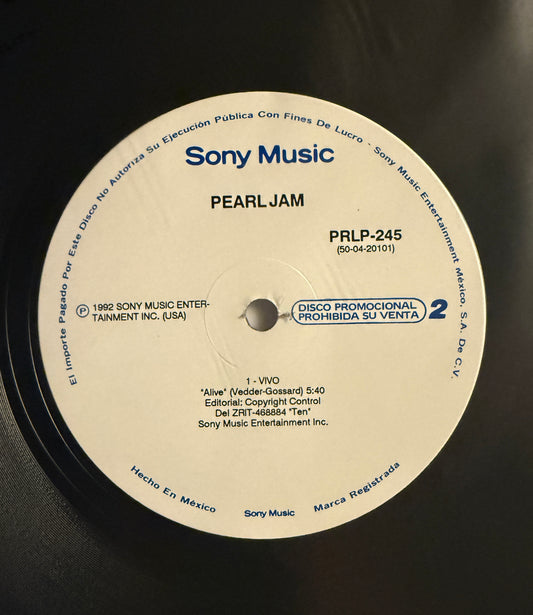 Pearl Jam - Alive (1992 Mexico Promo 12”)