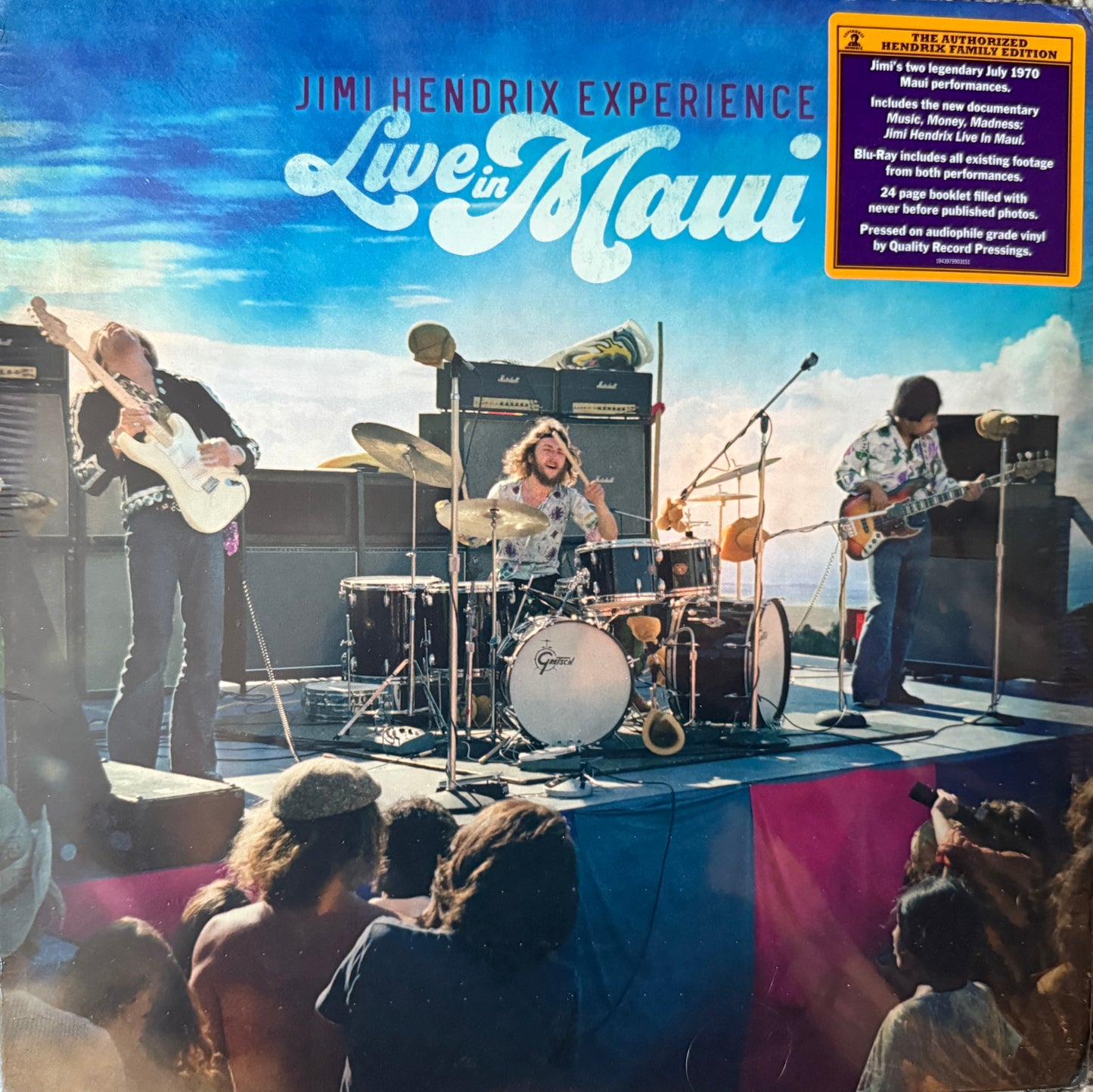 Jimi Hendrix Experience - Live In Maui (3XLP Blu-Ray) Factory Sealed