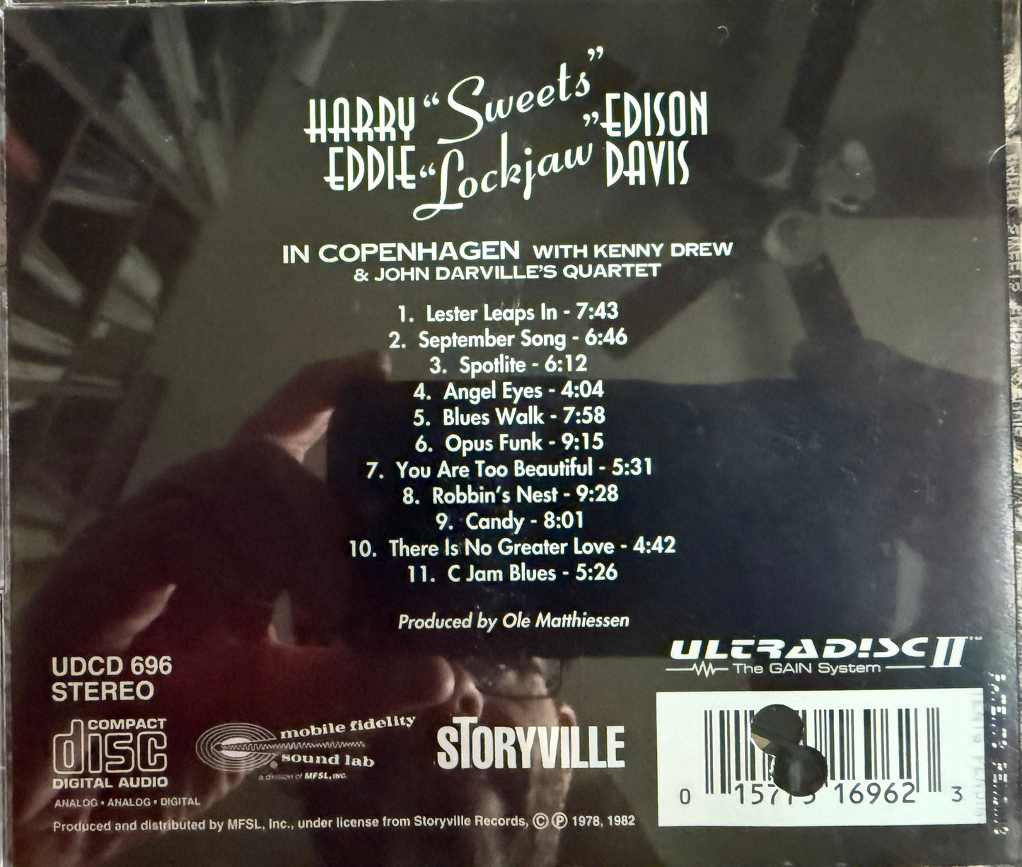 Eddie Lockjaw Davis/Harry Eddie - Sweets Lockjaw) (Mobile Fidelity 24K Gold CD)