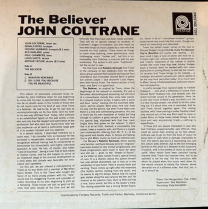 John Coltrane - The Believer (70’s Prestige)
