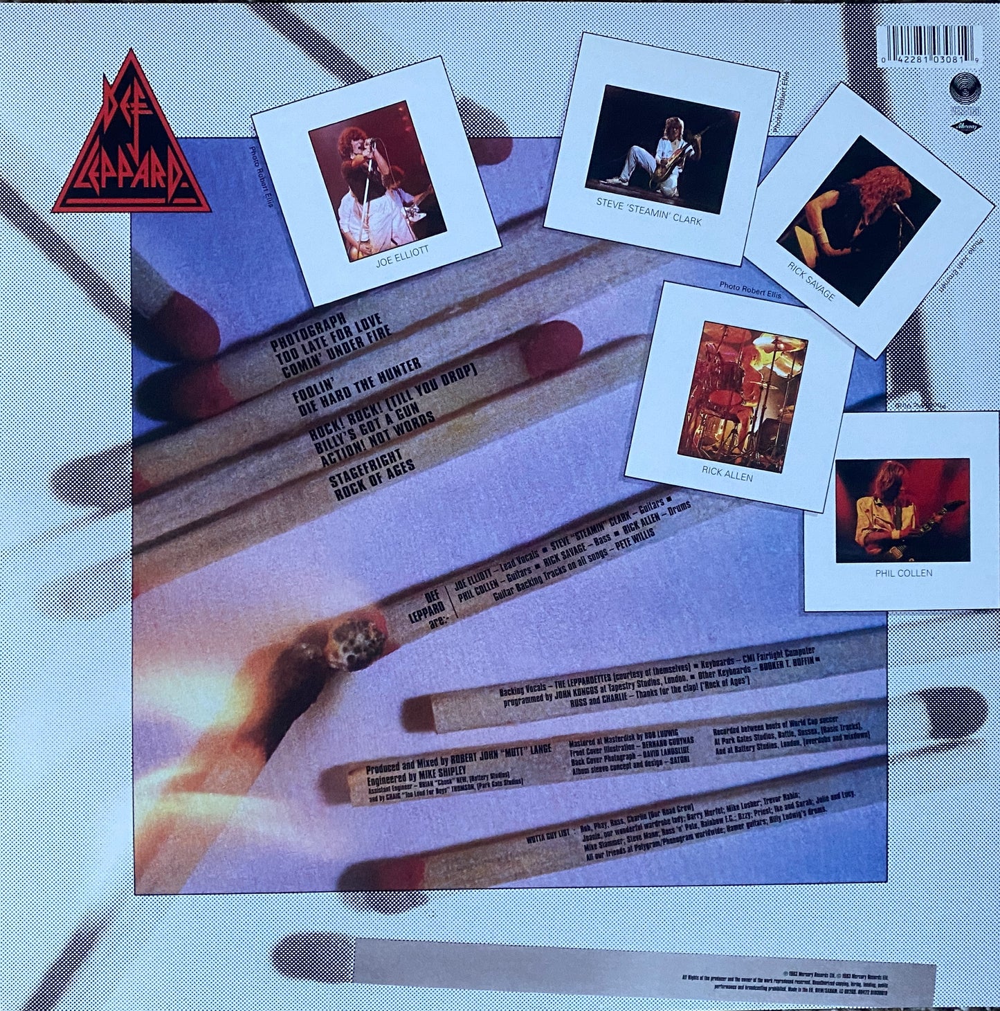 Def Leppard - Pyromania (2008 Europe Press 180 Gram)