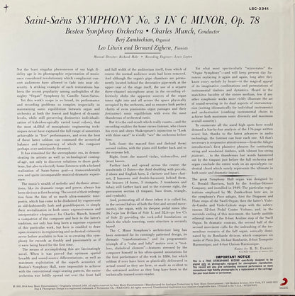 Saint Saens - Symphony No. 3 (Analogue Productions) 200 Gram