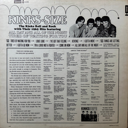 Kinks - Kinks Size (1965 U.S. Mono TriColor Steamboat)