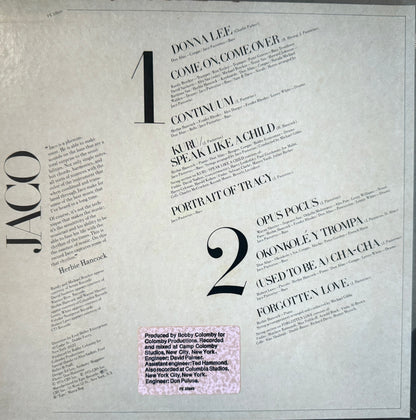 Jaco Pastorius - Jaco Pastorius (1976 Epic)