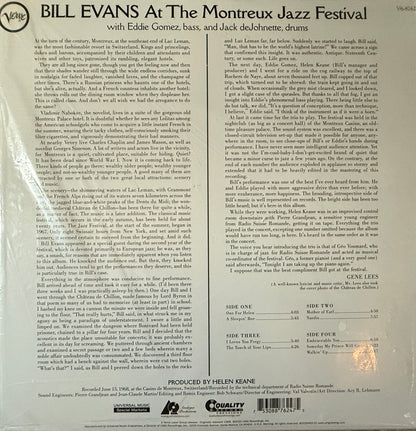 Bill Evans - At The Montreux Jazz Festival (AP 2XLP) Factory Sealed