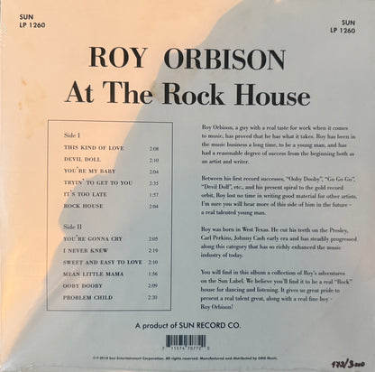 Roy Orbison - At The Rock House (RSD Factory Sealed)