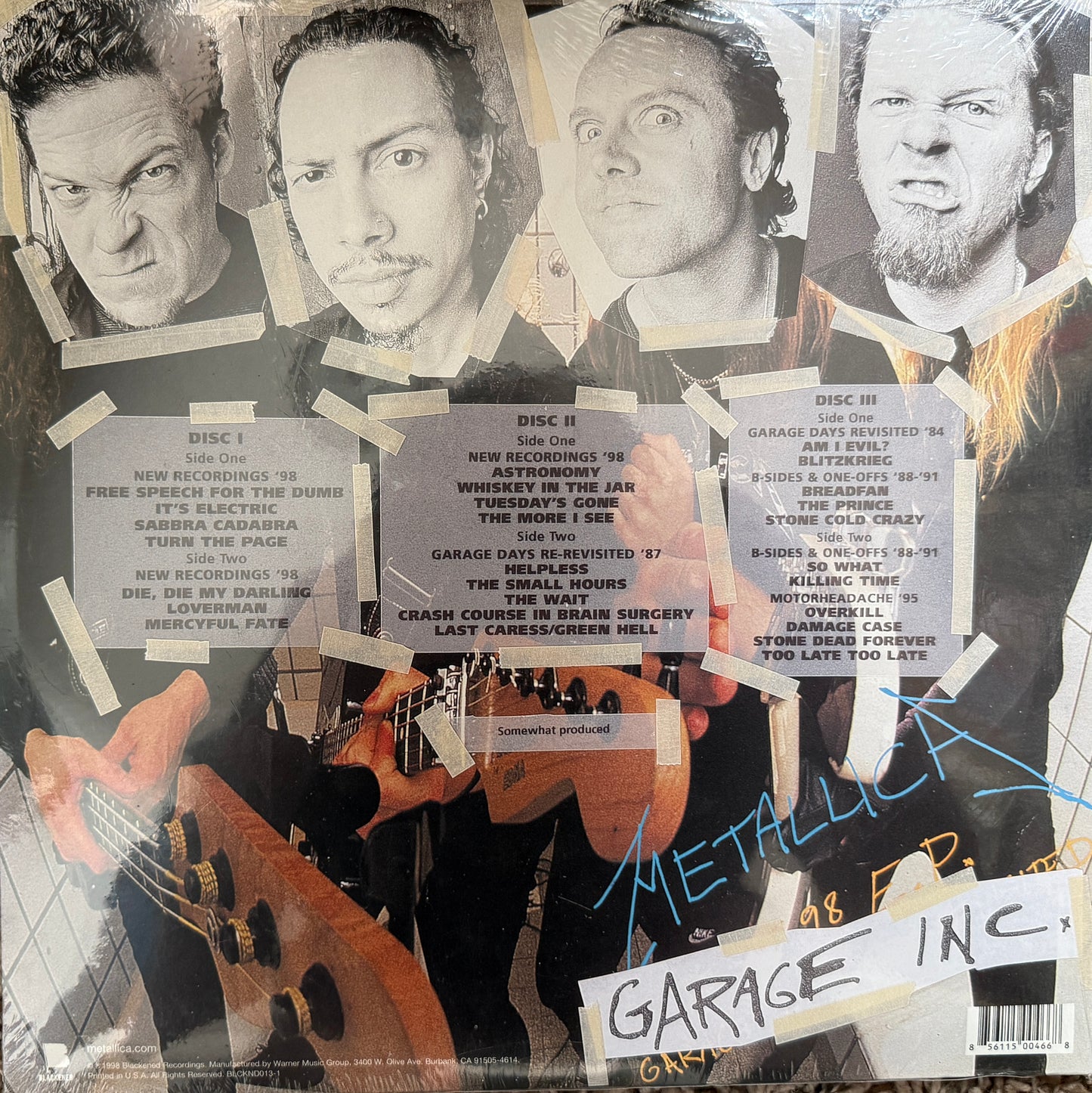 Metallica - Garage INC. (3XLP Pallas Press) Factory Sealed