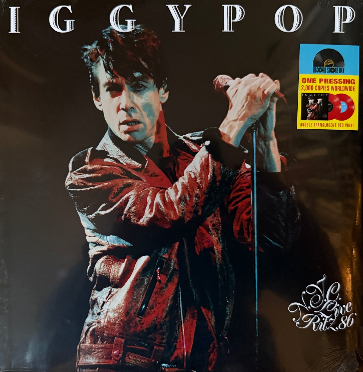 Iggy Pop - NYC Live Ritz 86 (2XLP Factory Sealed)