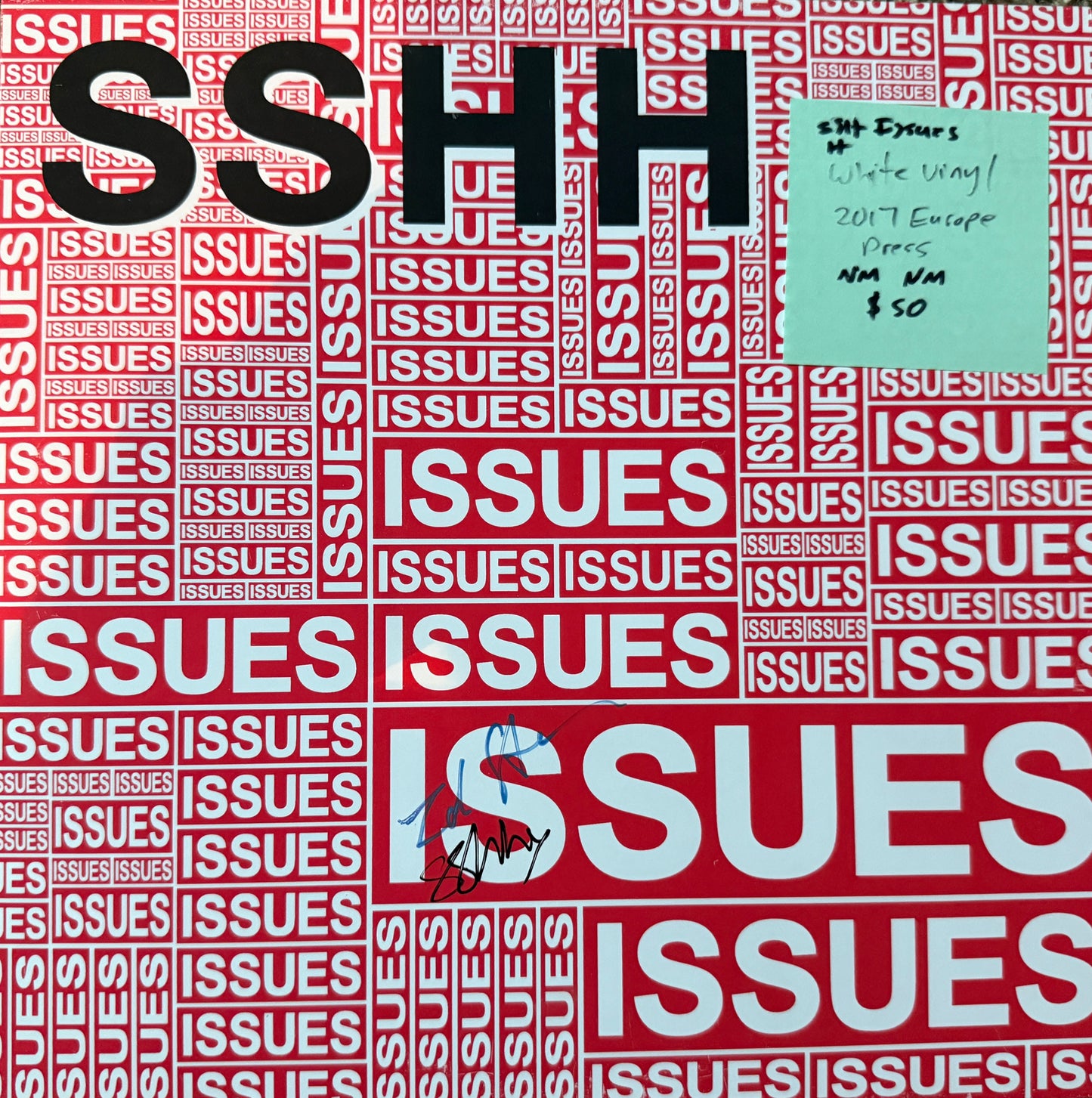 SSHH - Issues (2017 Europe Press) White Vinyl