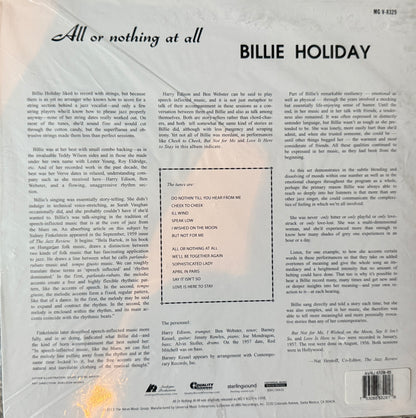 Billie Holiday - All Or Nothing At All (AP 2XLP) Factory Sealed
