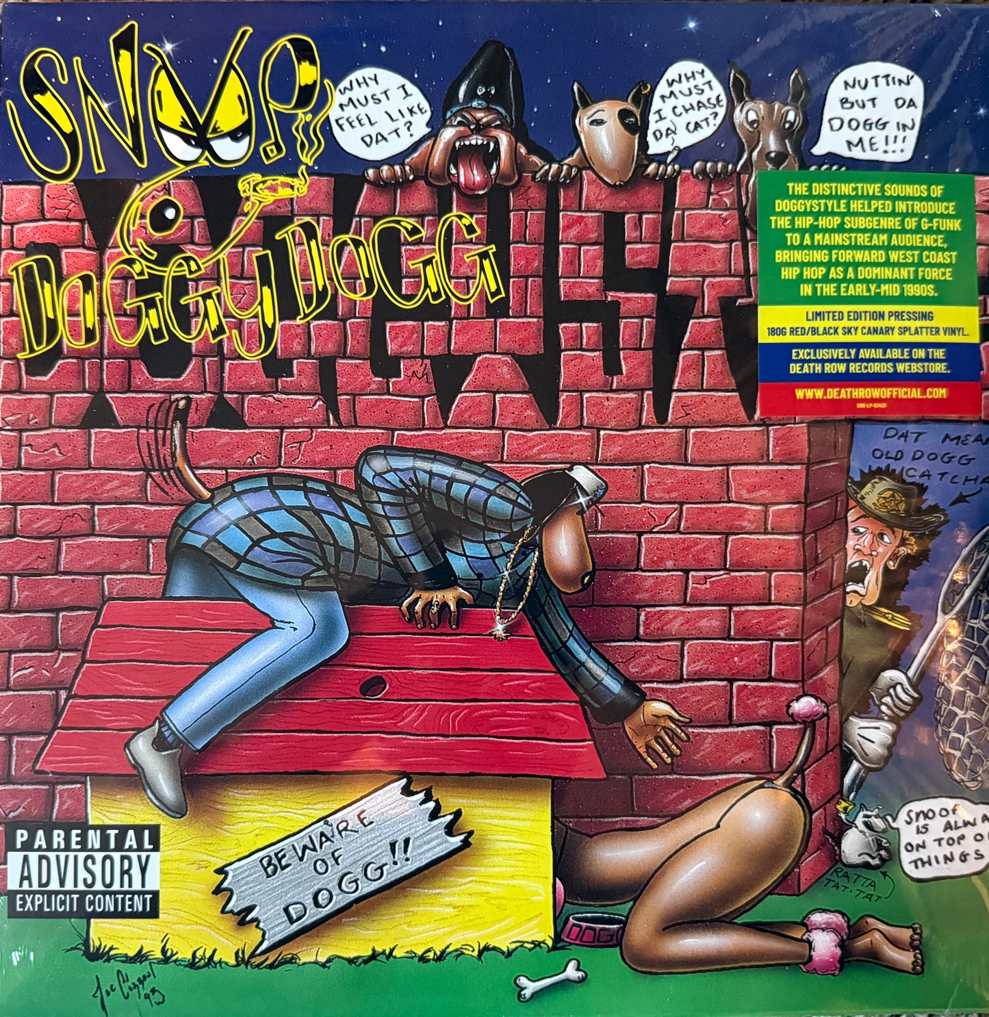 Snoop Dogg - Doggystyle (Ltd Edition Splatter Vinyl) 2XLP Factory Sealed