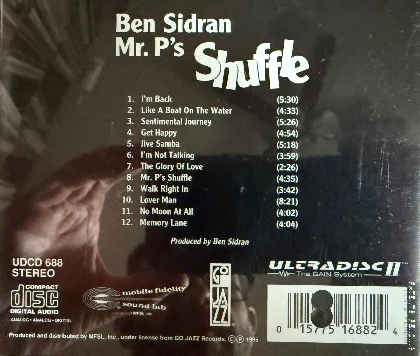 Ben Sidran - Mr. P’s Shuffle (Mobile Fidelity 24K Gold CD)
