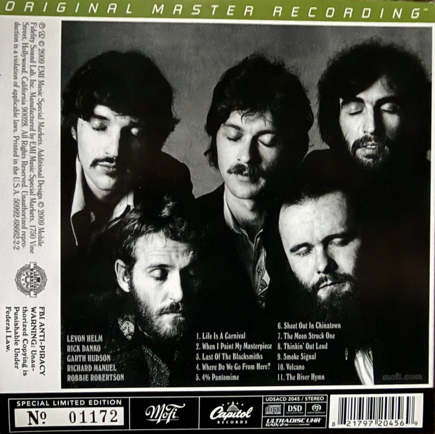 The Band - Cahoots (Mobile Fidelity SACD)